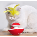 Jouet pour chat en plastique avec accroche-chat en forme de cloche